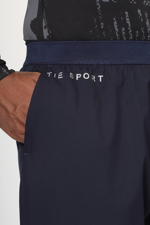Regular Fit Sports Pants Dark Blue