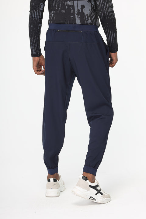 Regular Fit Sports Pants Dark Blue