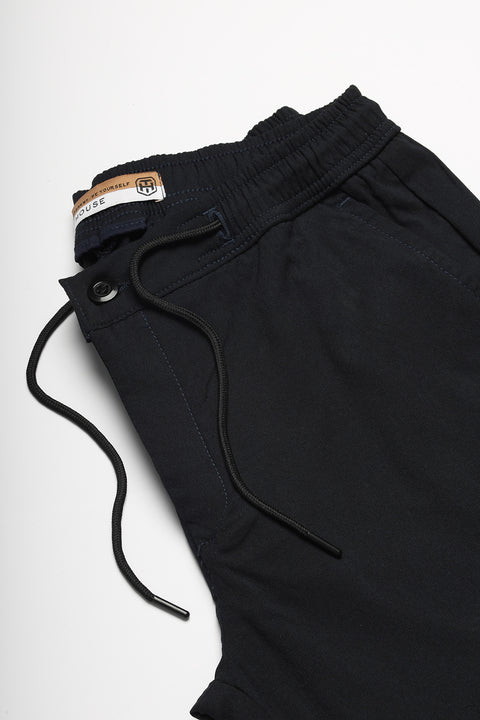 Slim Fit Classic Pants Dark Blue