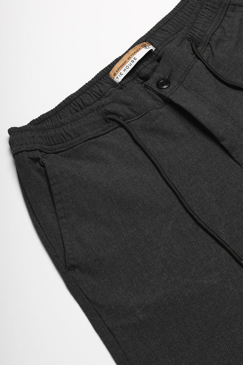 Slim Fit Classic Pants Dark Gray