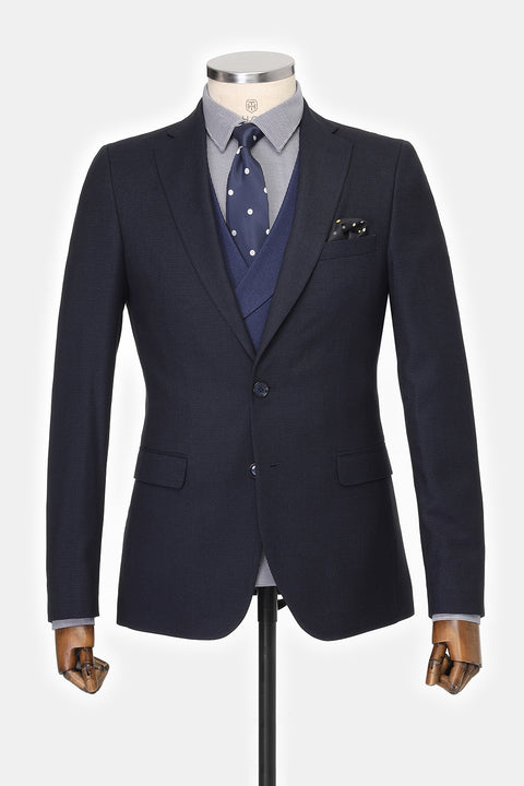 Slim Fit Suit Dark Blue