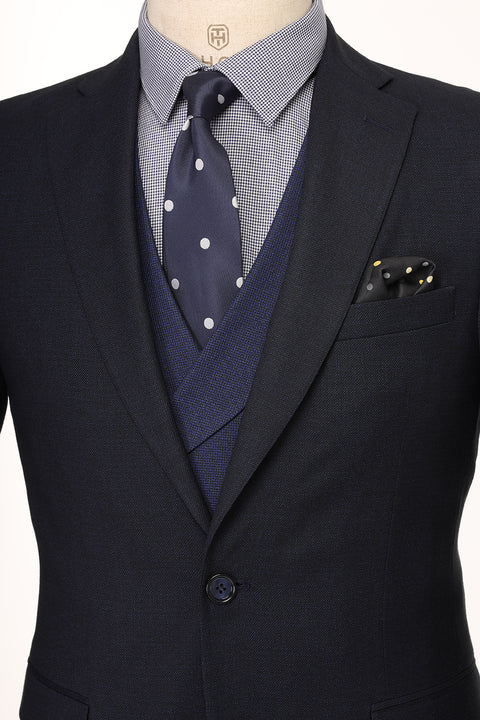 Slim Fit Suit Dark Blue