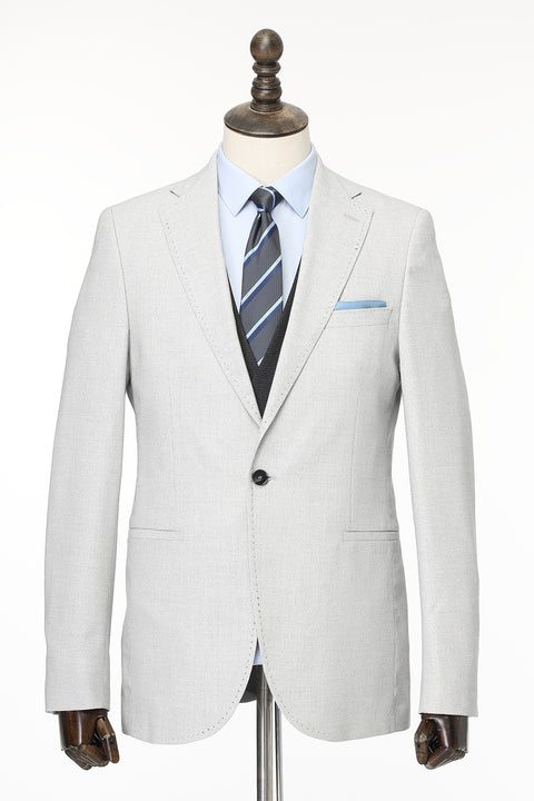 Slim Fit Suit Gray