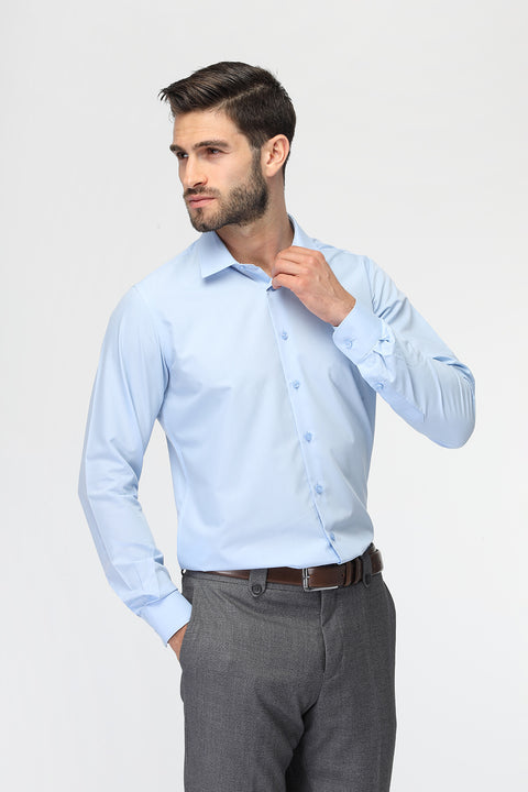 Classic Shirt Slim fit Light Blue
