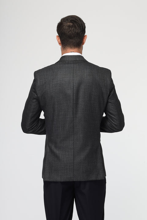 Regular Fit Blazer Dark Blue