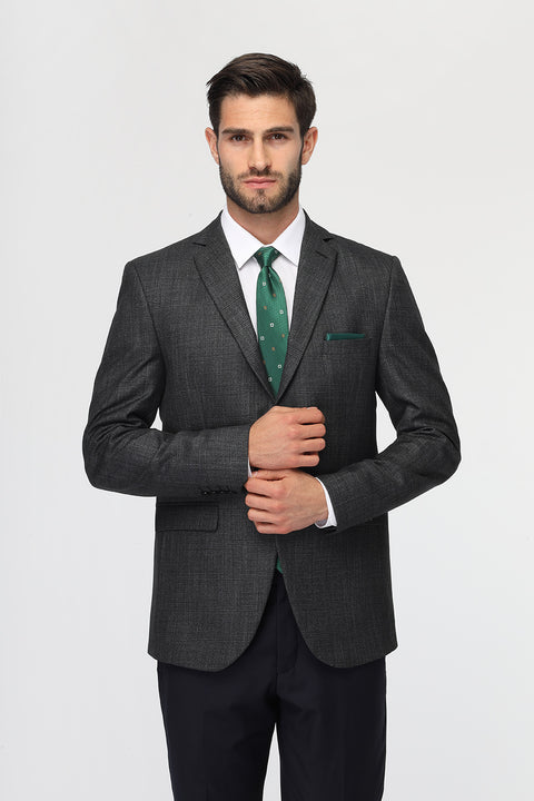 Regular Fit Blazer Dark Blue