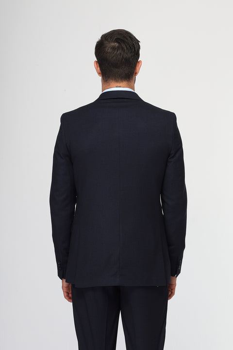 Slim Fit Suit Dark Blue