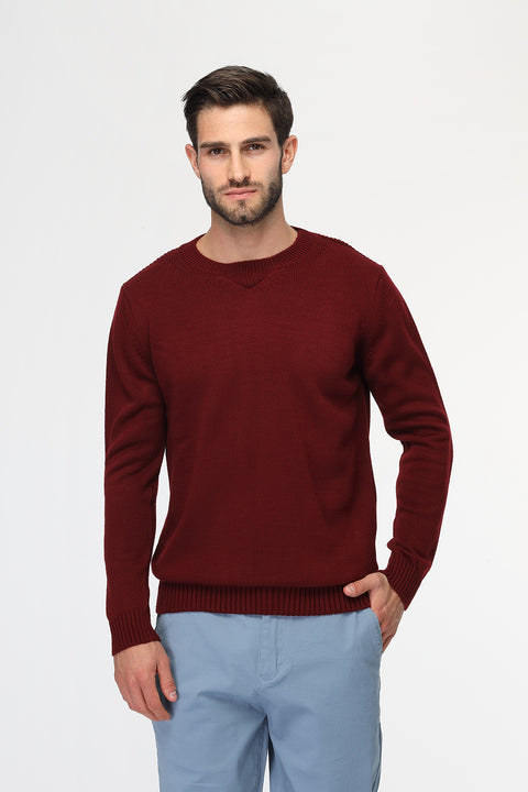 Regular Fit Pullover Maroon