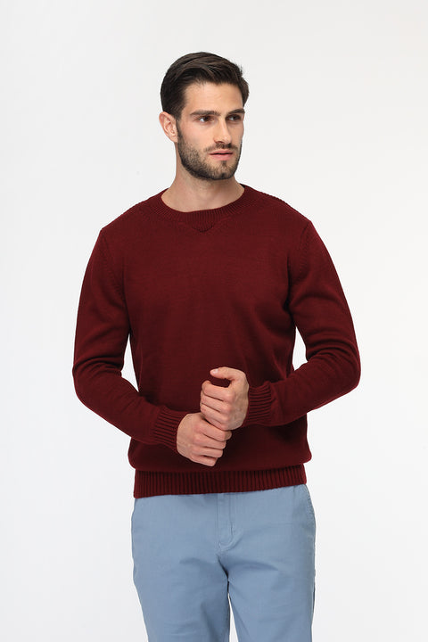 Regular Fit Pullover Maroon
