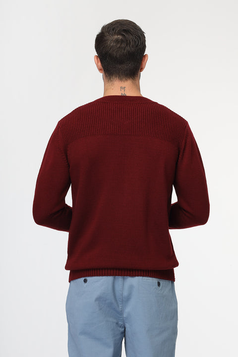 Regular Fit Pullover Maroon