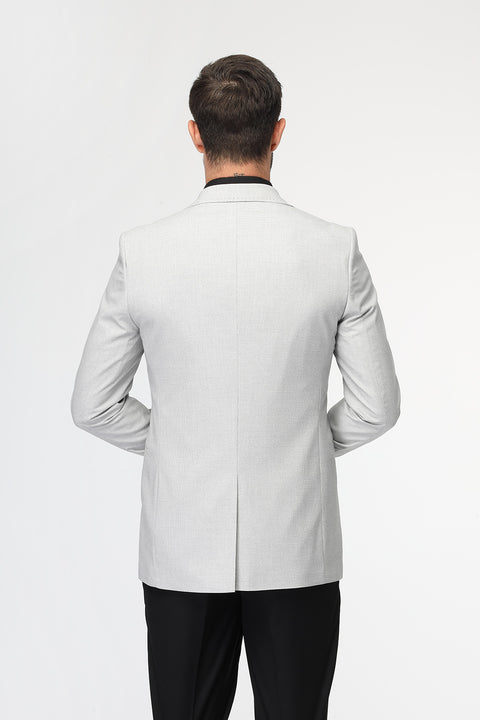 Slim Fit Suit Gray