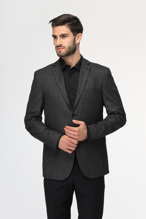 Regular Fit Blazer Gray