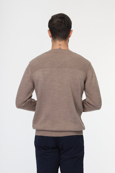 Regular Fit Pullover Beige