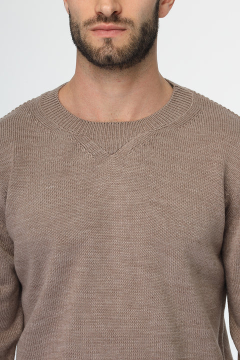 Regular Fit Pullover Beige