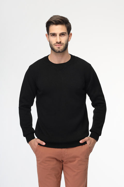 Regular Fit Pullover Black