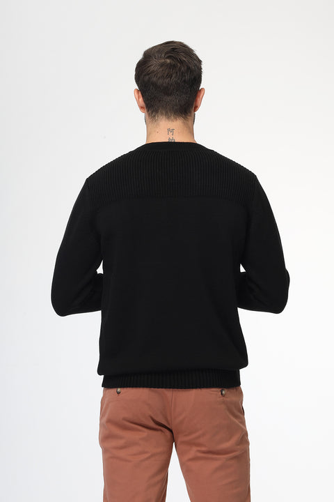 Regular Fit Pullover Black