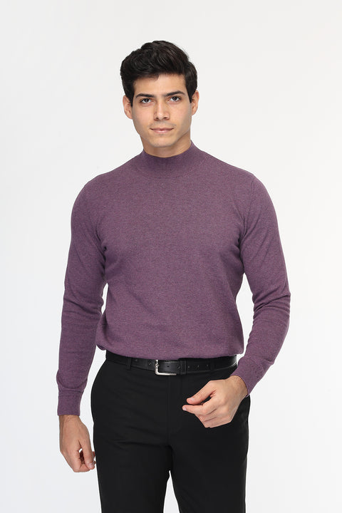 Regular Fit Pullover Purple