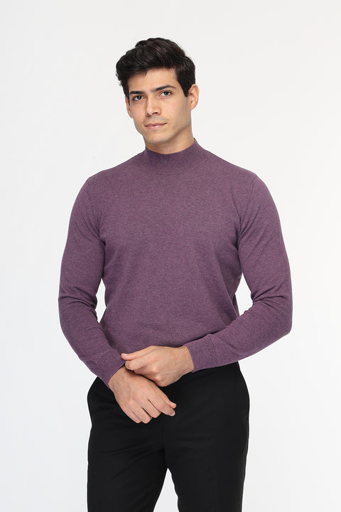 Regular Fit Pullover Purple