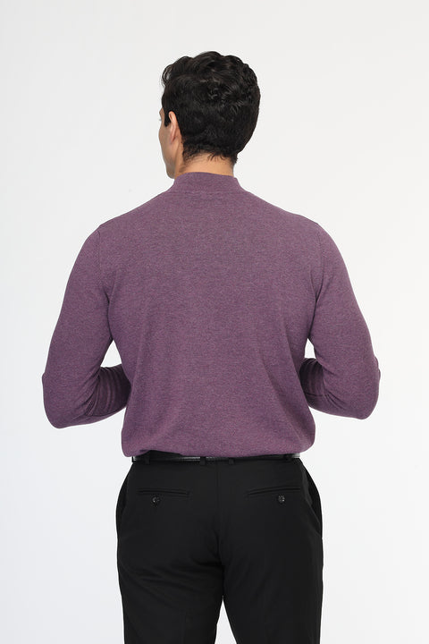 Regular Fit Pullover Purple