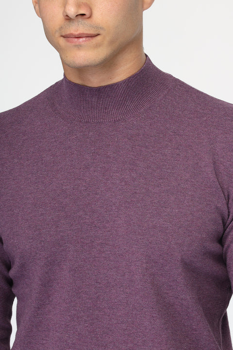 Regular Fit Pullover Purple