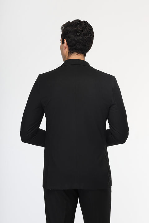 Slim Fit Suit Black