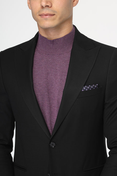Slim Fit Suit Black