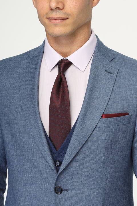 Slim Fit Suit Blue