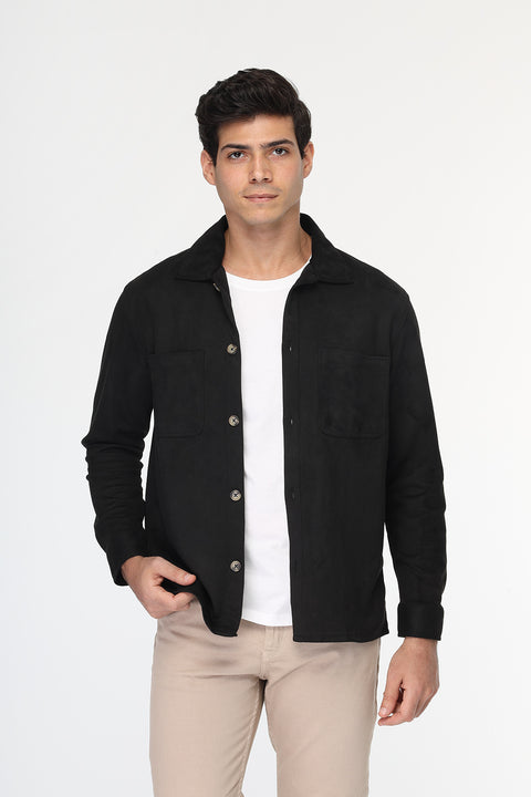 New Fit Over Shirt Black