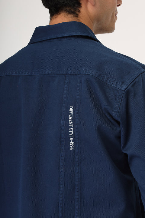 Over Size Over Shirt Blue