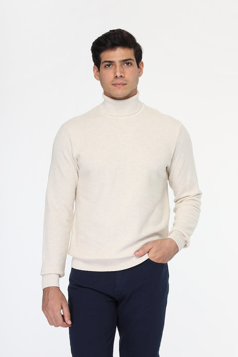 Regular Fit Pullover Beige