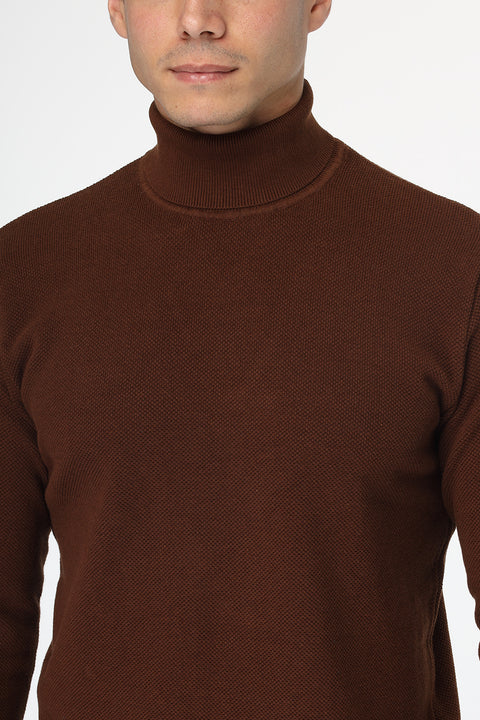 Regular Fit Pullover Brown