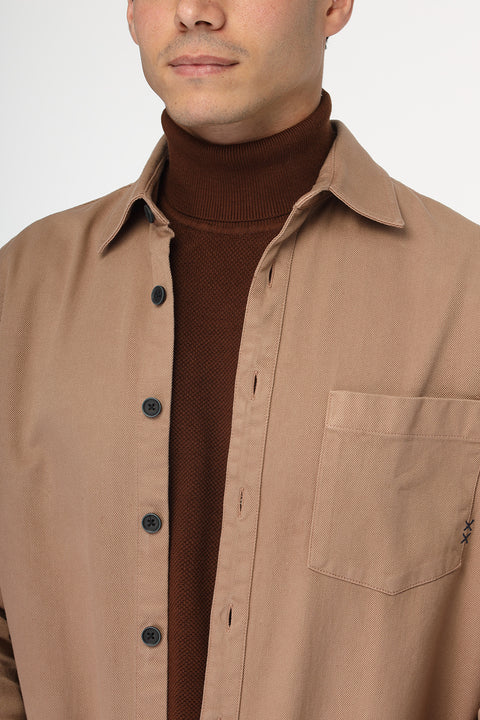 Over Size Over Shirt Beige