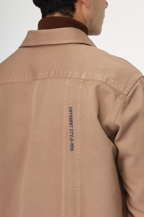 Over Size Over Shirt Beige