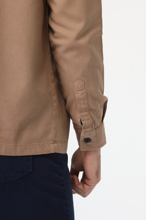 Over Size Over Shirt Beige