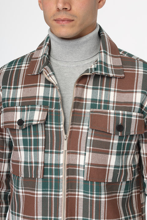 Over Size Over Shirt Brown