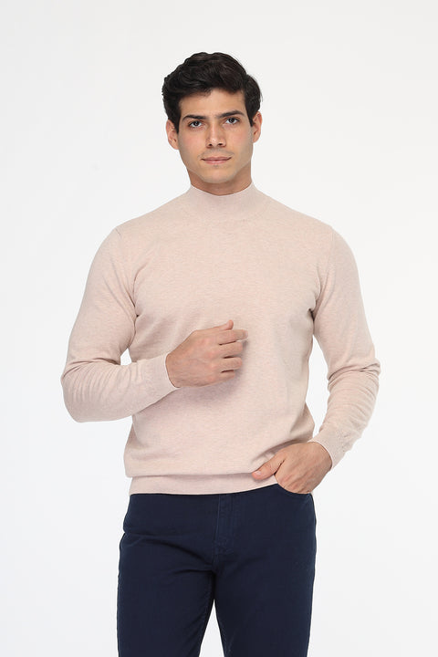 Regular Fit Pullover Beige