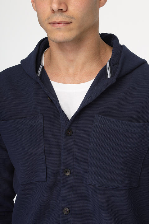 Regular Fit Over Shirt Dark Blue