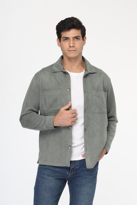 New Fit Over Shirt Light Green
