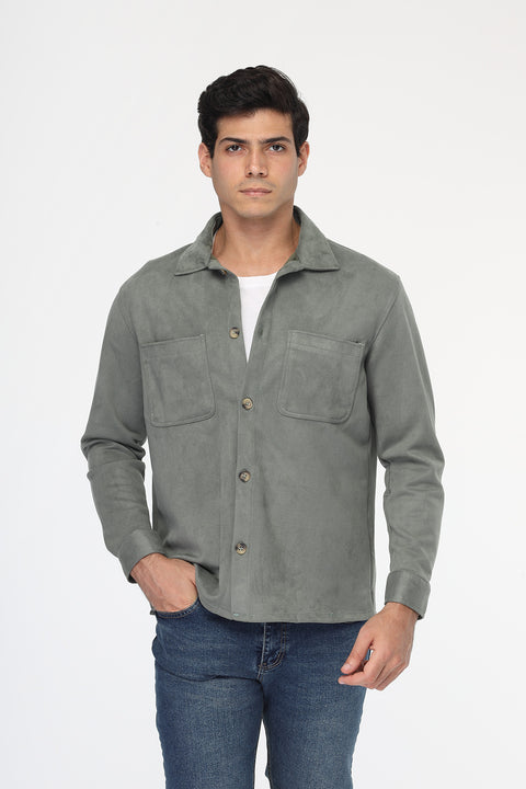New Fit Over Shirt Light Green