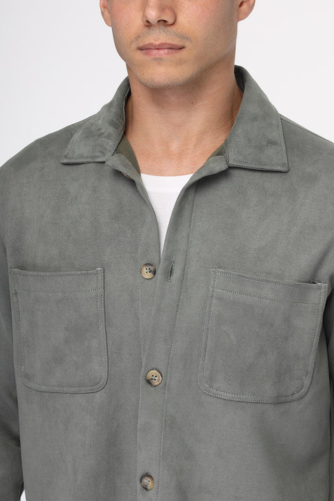 New Fit Over Shirt Light Green