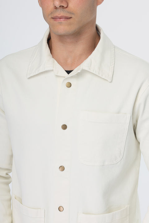 Regular Fit Over Shirt Beige