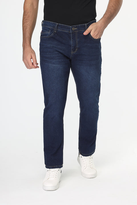 Slim Fit Trousers Jeans Dark Blue