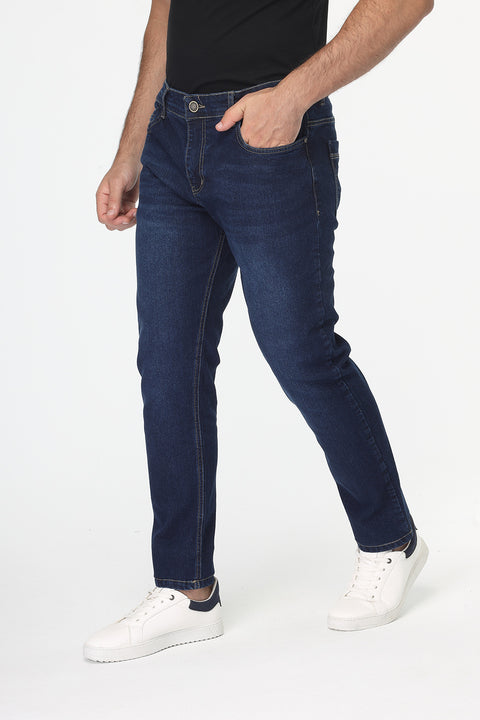 Slim Fit Trousers Jeans Dark Blue