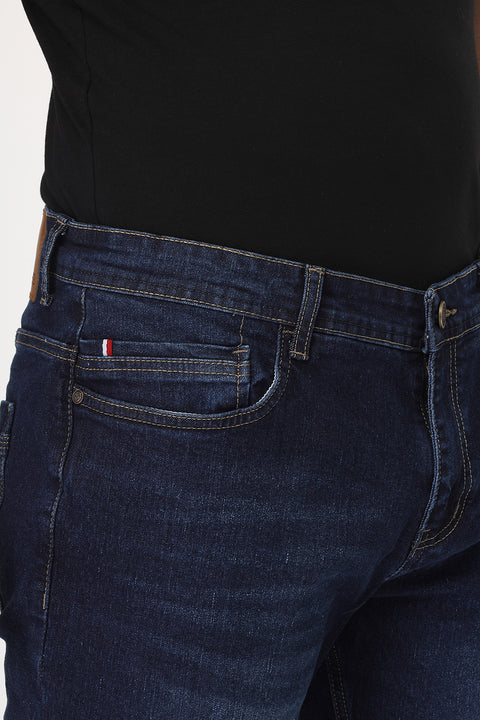 Slim Fit Trousers Jeans Dark Blue
