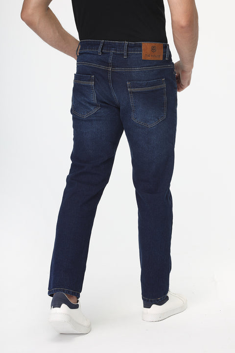 Slim Fit Trousers Jeans Dark Blue