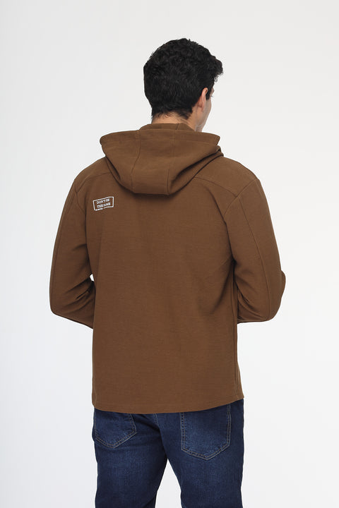 Regular Fit Over Shirt Brown