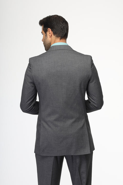 Slim Fit Suit Gray