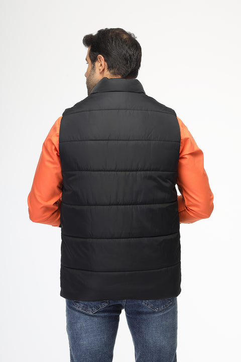 Regular Fit Vest Black