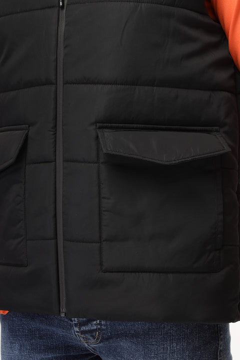 Regular Fit Vest Black