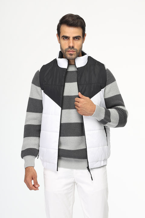 Regular Fit Vest White